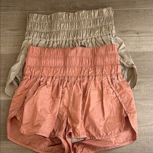 Set of 2 FP Movement by Free People Smocked Waist Athletic Shorts
